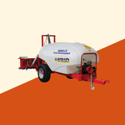 1200 Litre 16 m. Kanat ÇEKİLİR TİP TARLA PULVERİZATÖRÜ - Saka Tarım