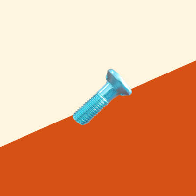 M12*40 Bıçak Civatası Çift Tırnak Galvanizli - Alpler