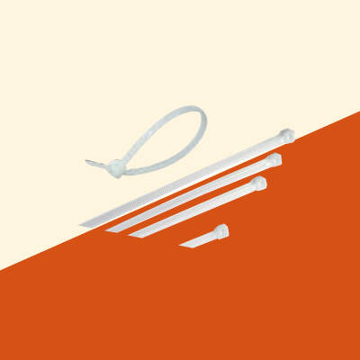 BEYAZ PLASTİK CIRT KELEPÇE 4,8 x 250 mm - CMC