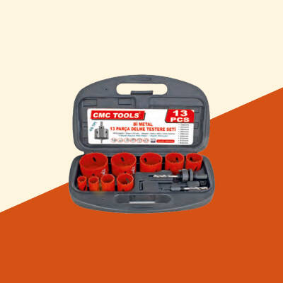 Bİ-METAL DELME TESTERE SETİ 13 Pcs - CMC