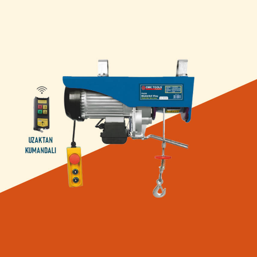 Elektrikli Uzaktan Kumandalı Mini Vinç 125/250 - 1
