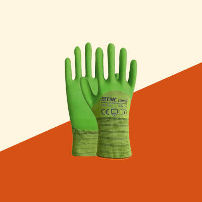 DALGALI PÜTÜRLÜ ELDİVEN 3/4 Sarı - Mavi - CMC