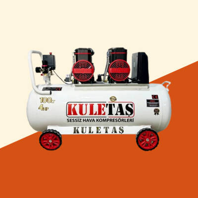 100 Litre Sessiz Premium Kompresör 4 HP - Kuletaş 