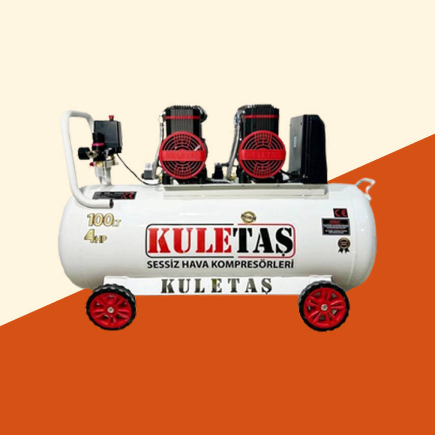 100 Litre Sessiz Premium Kompresör 4 HP - 1