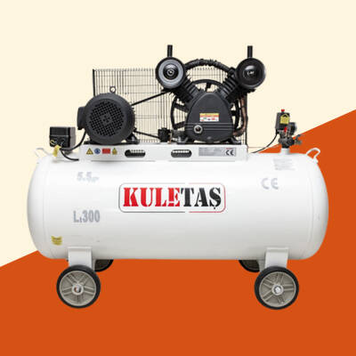 300 Litre Hava Kompresörü 5.5 HP 380 V 8 Bar - Kuletaş 