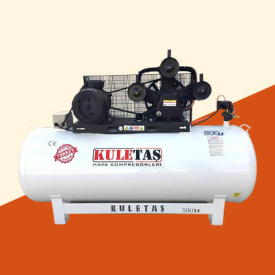 500 Litre Hava Kompresörü 5.5 HP 380 V 8 Bar - Kuletaş 