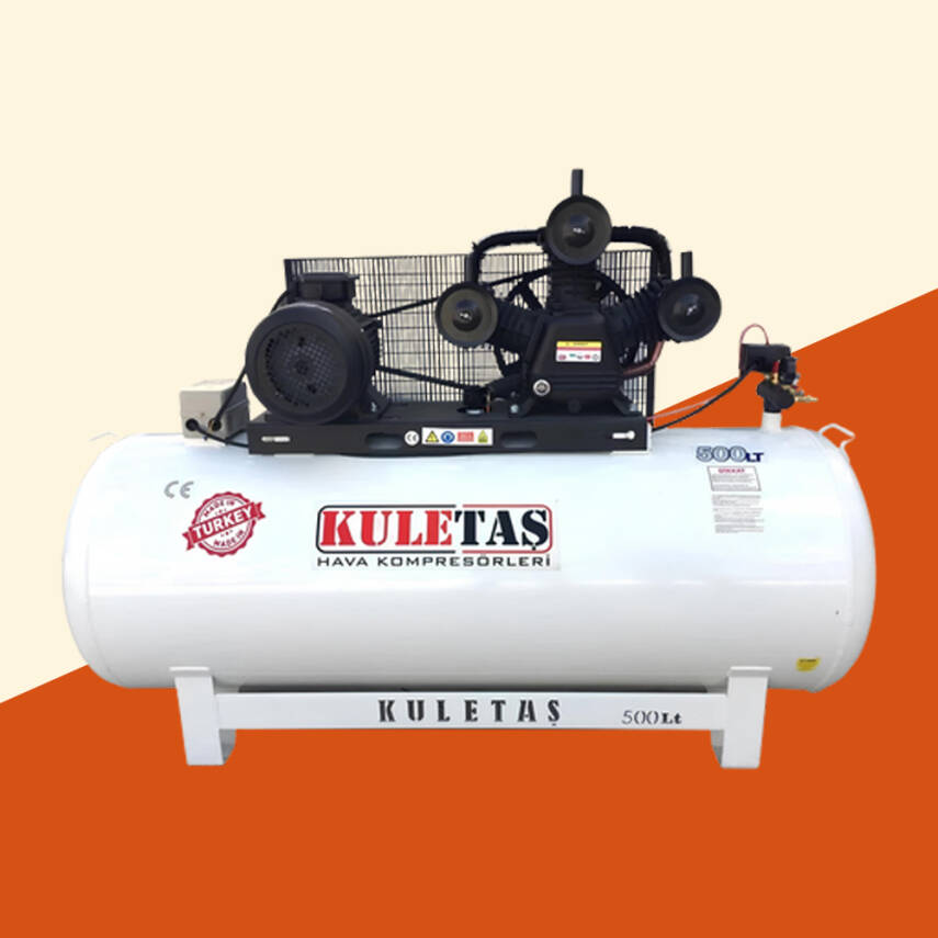 500 Litre Hava Kompresörü 5.5 HP 380 V 8 Bar - 1