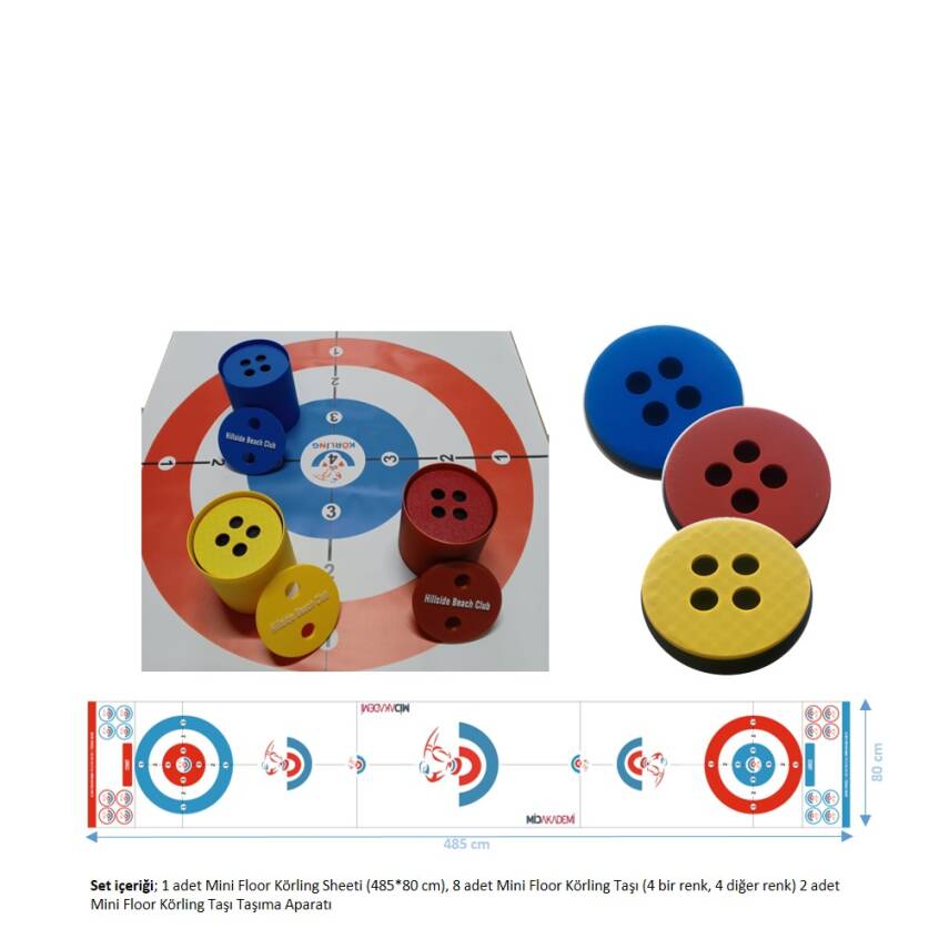 Mini Floor Curling Seti - 1