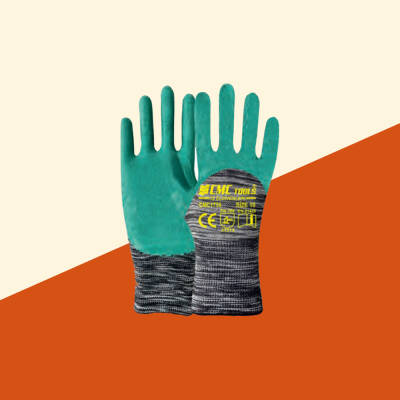 PREMİUM LATEX ELDİVEN 3/4 Gri - Yeşil - CMC