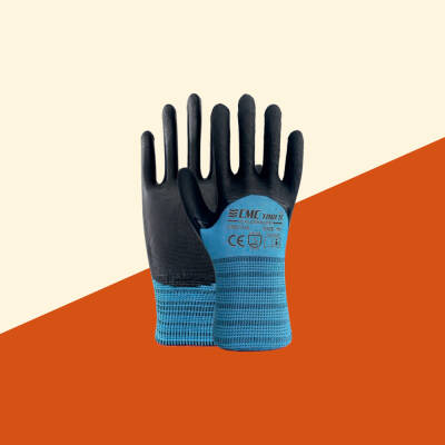 SOFT PÜTÜRLÜ ELDİVEN 3/4 Mavi - Siyah - CMC