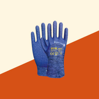 SPOR LATEX ELDİVEN Mavi - Mavi 3/4 - CMC