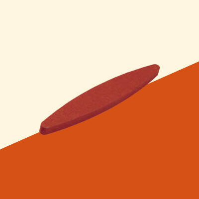 TIRPAN BİLEME TAŞI OVAL 230 x 35 x 13 mm - CMC